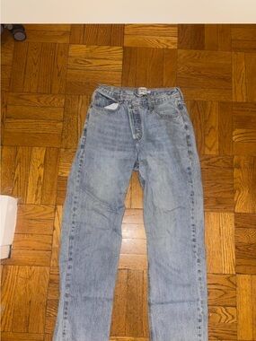 Princess Polly Light Blue Boyfriend Jeans